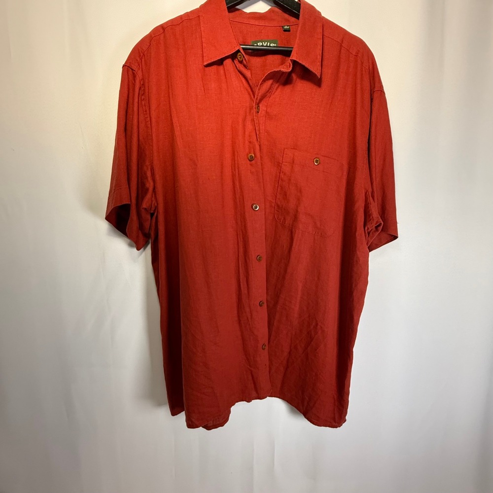 Orvis Hemp Blend Bowling Style‎ Rust Mens XL Grandpacore